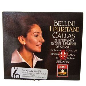 Bellini I Puritani 1955 Maria Callas 2 CDs Boxed Set + Booklet Other Artists
